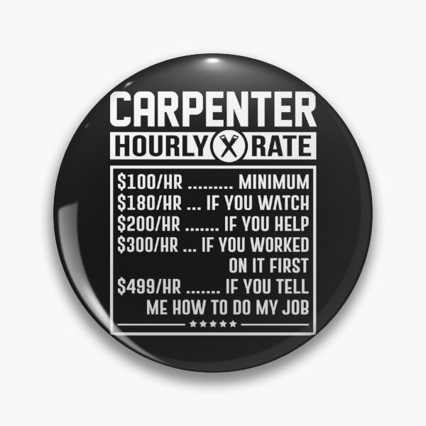 Artikelvorschau, Funny Carpenter Stundensatz Arbeitspreis-Diagramm Langarm TShirt30 entworfen und verkauft von emilydor.