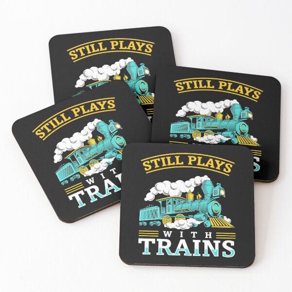 Item preview, Still Plays With Trains Model Railroad designed and sold by MooonTees.