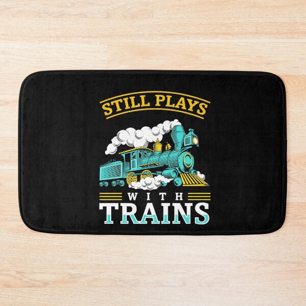 Item preview, Still Plays With Trains Model Railroad designed and sold by MooonTees.