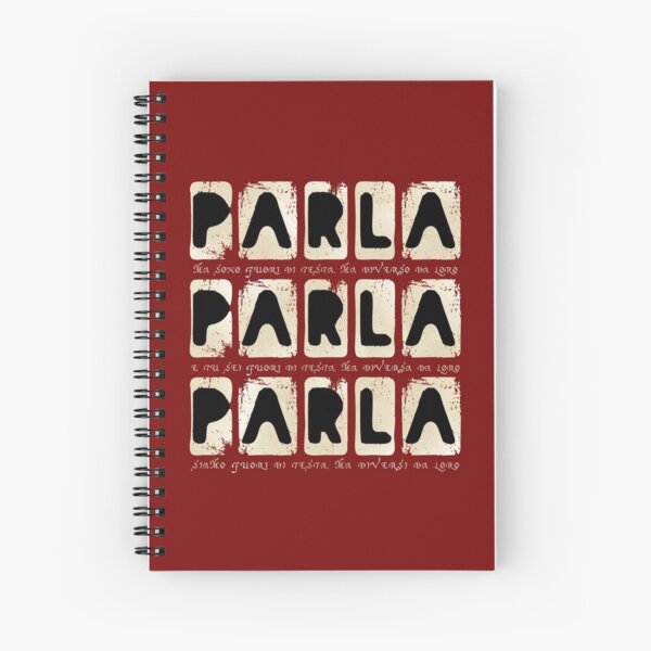 Eurovision 2021- Eurovision song contest - ESC fans - Parla Parla Parla (GR) Spiral Notebook