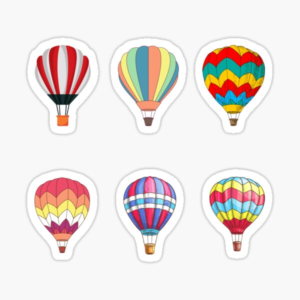Item preview, Hot Air Balloon Pack designed and sold by StickersHub94.