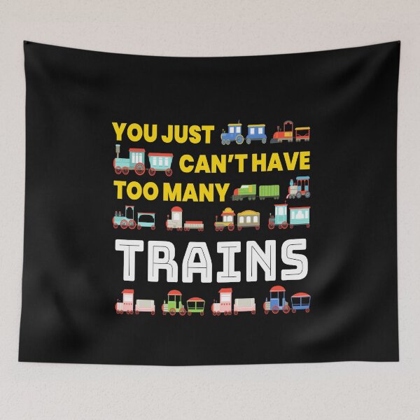 Item preview, Too Many Trains Model Railroad designed and sold by MooonTees.