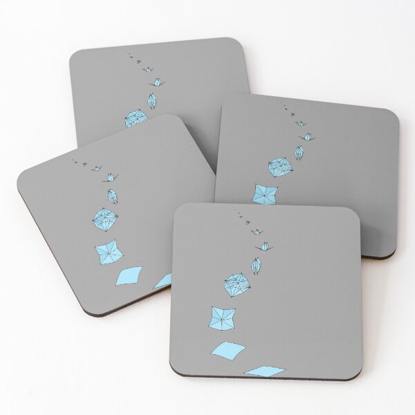 Item preview, Paper crane evolution--light blue! designed and sold by Itinlea.