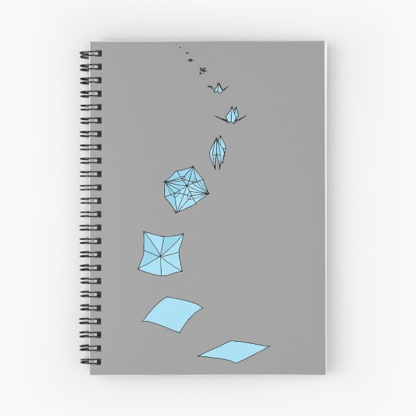 Item preview, Paper crane evolution--light blue! designed and sold by Itinlea.