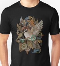 Clockwork Sparrow Unisex T-Shirt