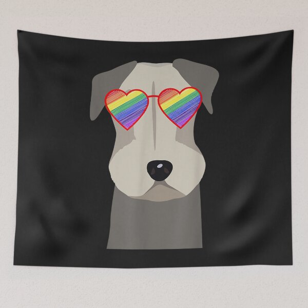 Item preview, Gay Schnauzer Dog LGBTQ Pride Stuff Great Dane Teens Rainbow TShirt53 designed and sold by emilydor.