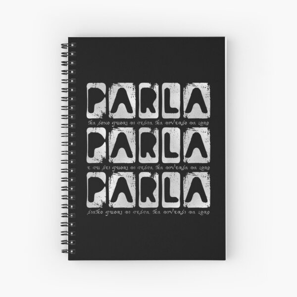 Eurovision 2021- Eurovision song contest - ESC fans - Parla Parla Parla (SB) Spiral Notebook