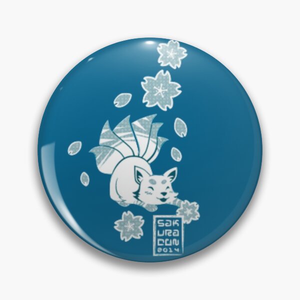 Item preview, SakuraCon Blue Fox Logo  designed and sold by jakersvelmax.