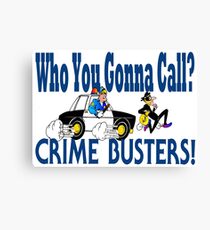 Crime Busters Canvas Print