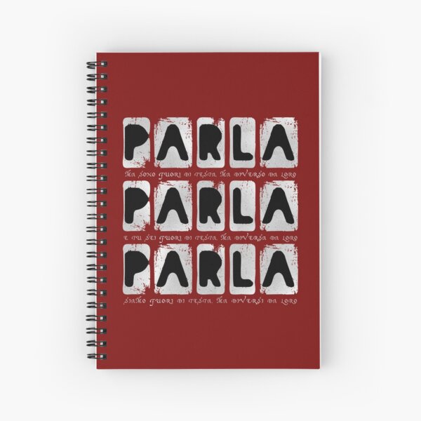 Eurovision 2021- Eurovision song contest - ESC fans - Parla Parla Parla (SR) Spiral Notebook
