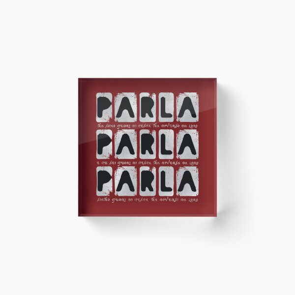 Item preview, Eurovision 2021- Eurovision song contest -  ESC fans - Parla Parla Parla (SR) designed and sold by talgursmusthave.
