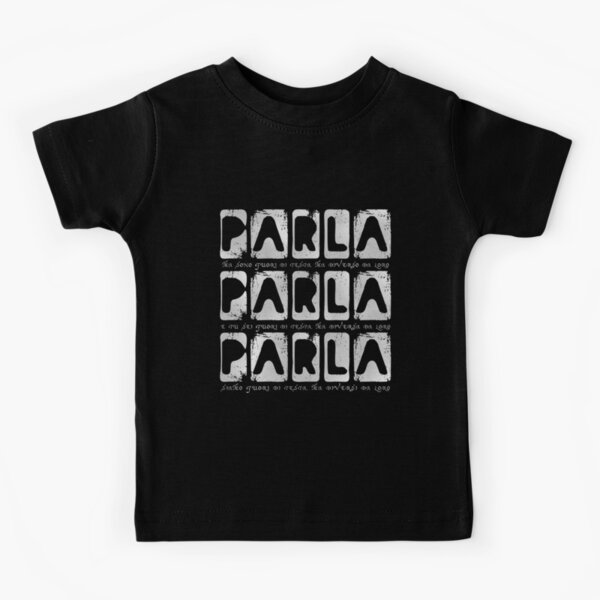 Eurovision 2021- Eurovision song contest - ESC fans - Parla Parla Parla (SR) Kids T-Shirt