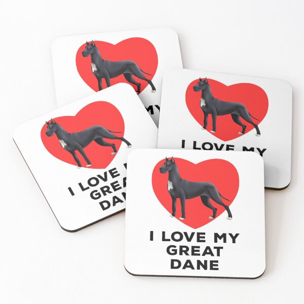 Item preview, I Love My Great Dane - Dog designed and sold by Marc Scott-Parkin.