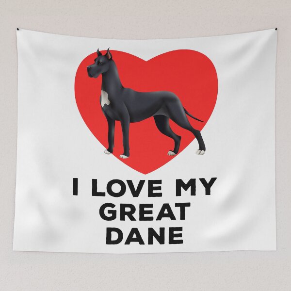 Item preview, I Love My Great Dane - Dog designed and sold by Marc Scott-Parkin.