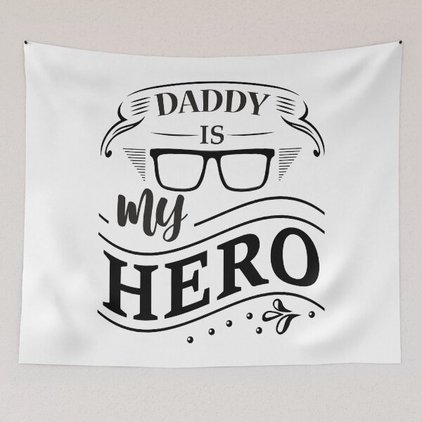 Item preview, Daddy Is My Hero: My Daddy is a Hero: Happy Father's Day designed and sold by Printoweb.