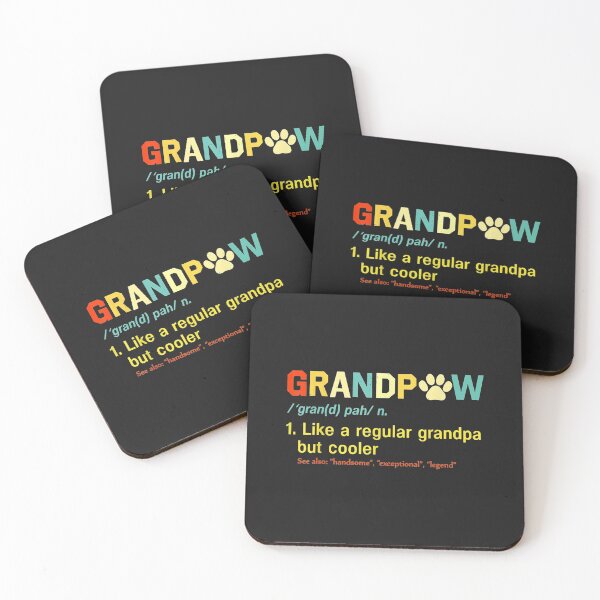 Item preview, Grandpaw Like A Regular Grandpa But Cooler Dog Lovers Father TShirt50 designed and sold by emilydor.