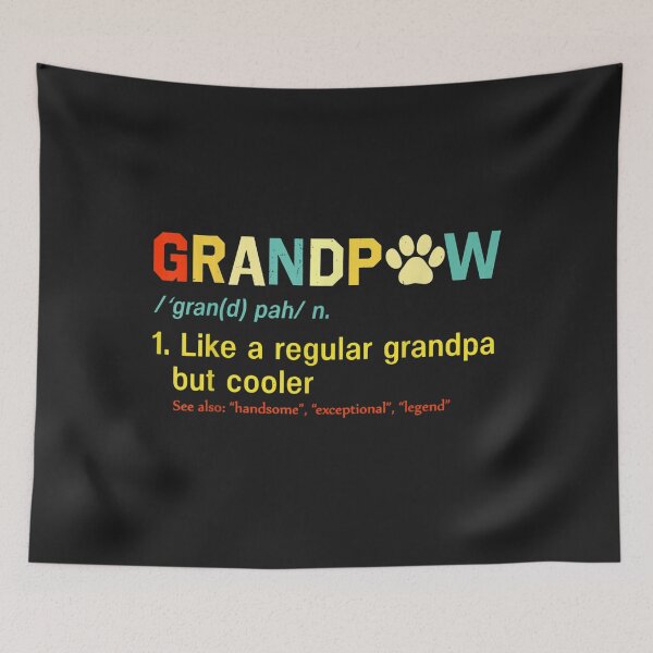 Item preview, Grandpaw Like A Regular Grandpa But Cooler Dog Lovers Father TShirt50 designed and sold by emilydor.