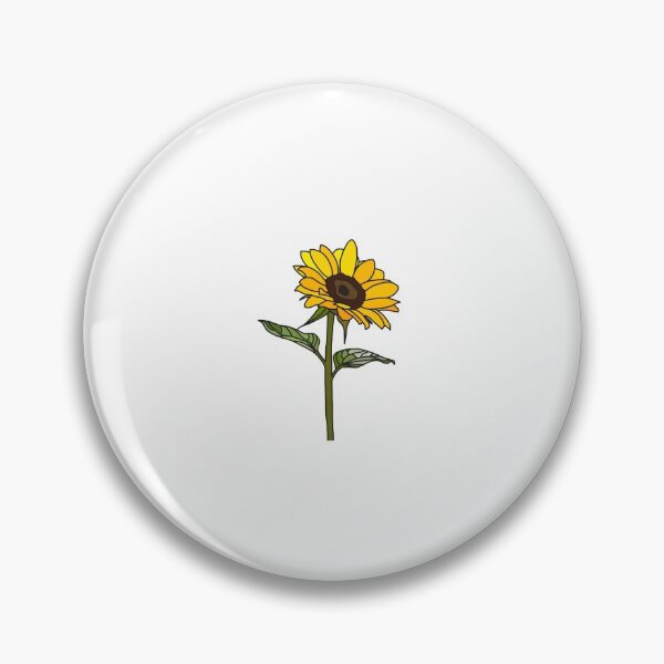 Item preview, Little Aesthetic Sunflower on White designed and sold by Rocket-To-Pluto.