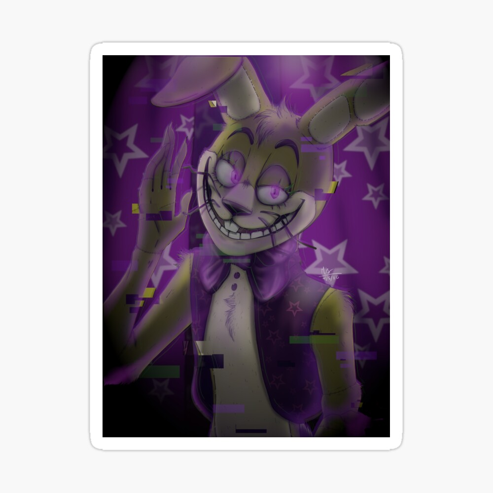 Vanny and Glitchtrap FNAF Art Board Print for Sale by GalaxisArt