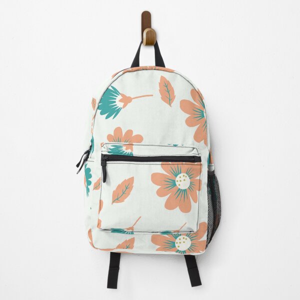 Item preview, FLORAL - Orange and Teal designed and sold by mariajogi.