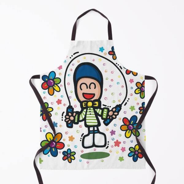 Item preview, rainbow floral kid doodle | jump rope designed and sold by DESIGNBRAND.