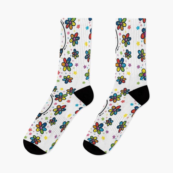Item preview, rainbow floral kid doodle | jump rope designed and sold by DESIGNBRAND.