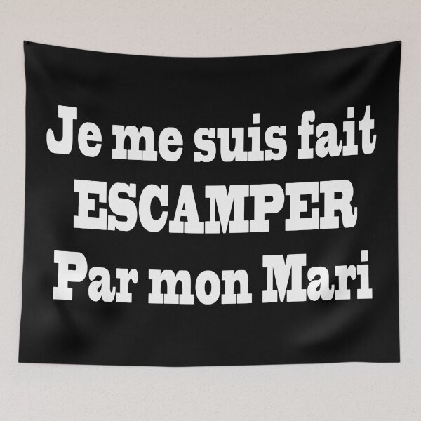 Item preview, Getting run away husband French expression designed and sold by Astralia.