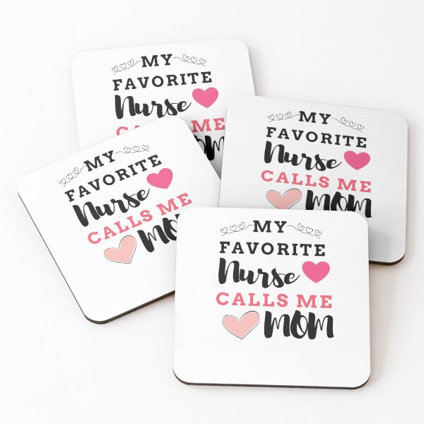 Item preview, My Favorite Nurse Calls Me MOM designed and sold by ThebestArtshop.