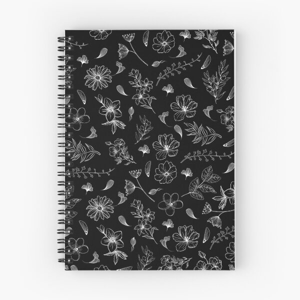 Item preview, Cute Floral Pattern in Black Background designed and sold by MyPrintCharming.