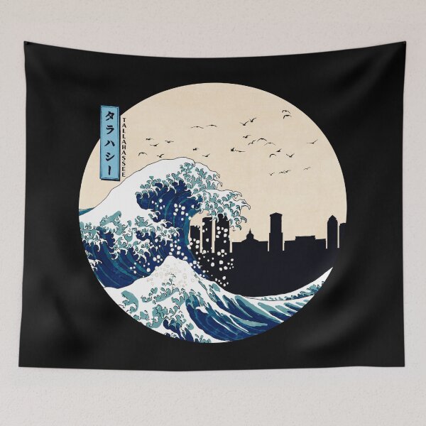 Item preview, Tallahassee Kanagawa Wave Retro designed and sold by DFerraz.