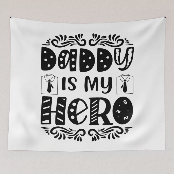 Item preview, Daddy Is My Hero: My Daddy is a Hero: Happy Father's Day designed and sold by Printoweb.