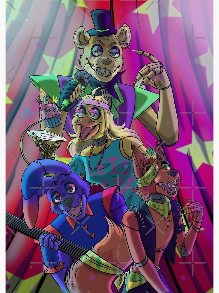 fnaf world Postcard for Sale by AnetteEckert