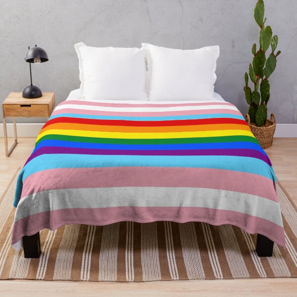 Item preview, Transgender/Pride Flag (Trans on top) designed and sold by Spectrum Perspectives.