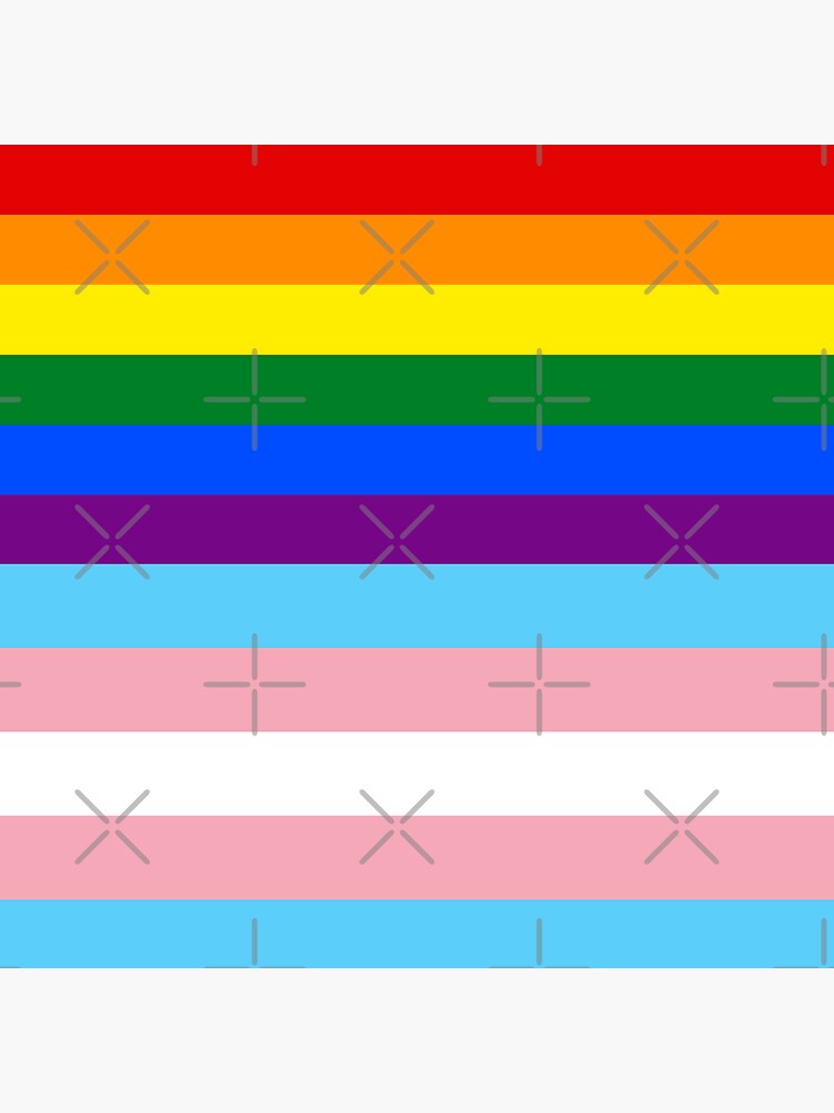 Transgenderpride Flag Trans On Top Sticker For Sale By Alexlaurenmlk Redbubble 5208