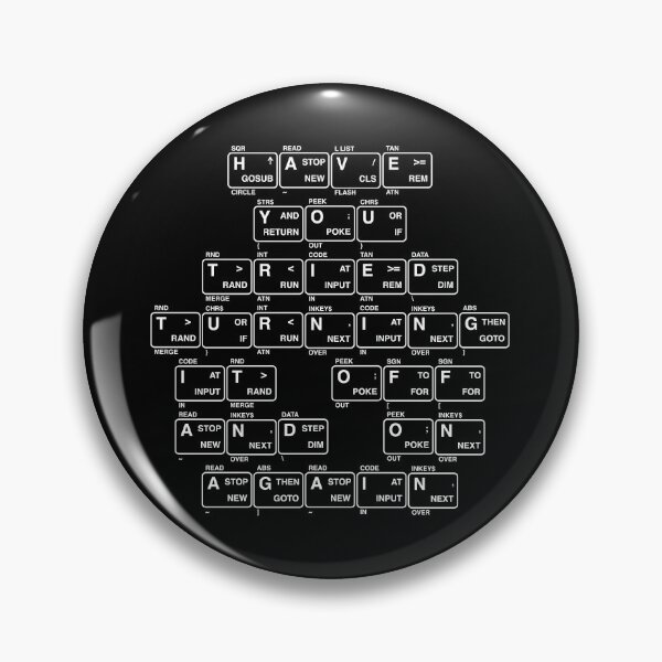 Item preview, Have you tried turning it off and on again? ZX Spectrum designed and sold by w1ckerman.