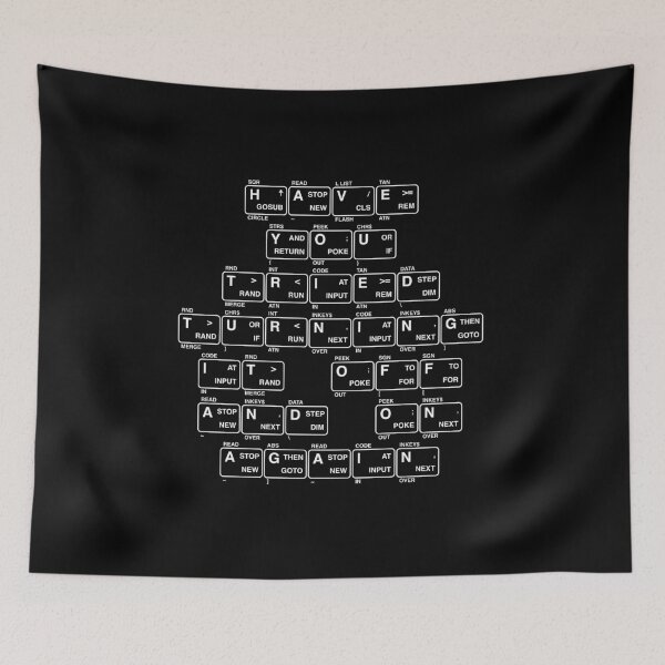 Item preview, Have you tried turning it off and on again? ZX Spectrum designed and sold by w1ckerman.