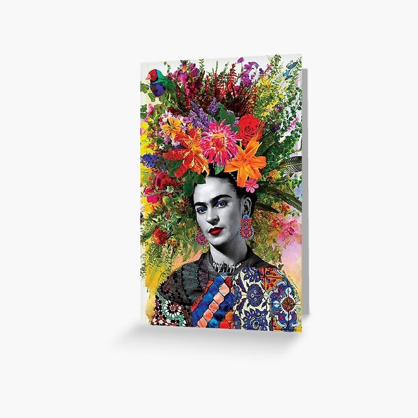 Art de Frida Kahlo Carte de vœux