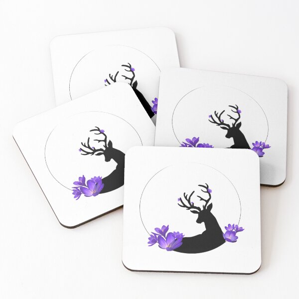 Item preview, abstract stag silhouette designed and sold by kawaiiii-potato.