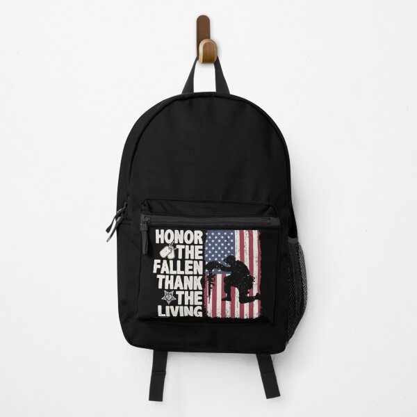 Item preview, Honor The Fallen Thank The Living Memorial Day Veteran American Flag Vintage Solder Patriotic Gift designed and sold by alenaz.