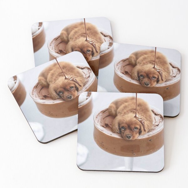 Item preview, Cavalier King Charles Spaniel Chocolate Pudding designed and sold by toppopin.