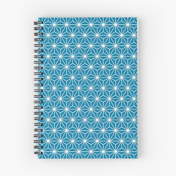 Item preview, Cerulean Blue White Asanoha - Japanese Traditional Pattern designed and sold by KinitaDesign.