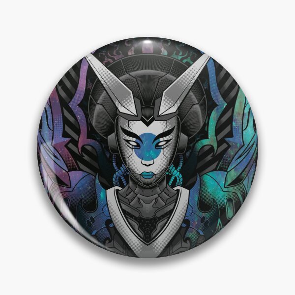 Item preview, Space Robot Geisha - Blue designed and sold by Chubuter.