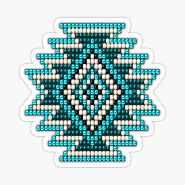 Item preview, Native Style Turquoise Sunburst designed and sold by Naumaddic Arts.