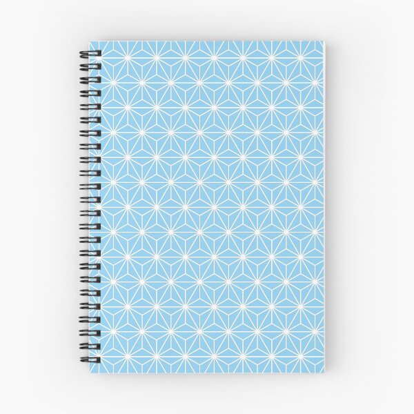 Item preview, Baby Blue White Asanoha - Japanese Traditional Pattern designed and sold by KinitaDesign.