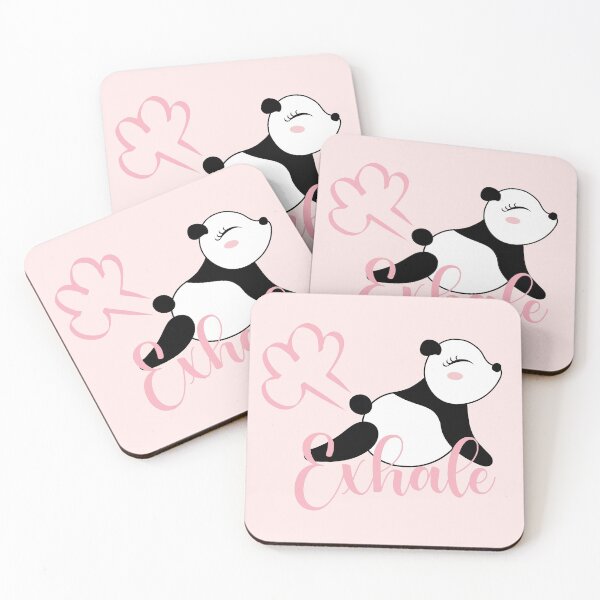 Item preview, Exhale cute panda , Happy Yoga panda  designed and sold by ARTsPlural.