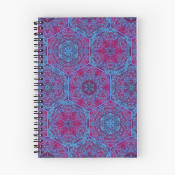 Item preview, Blue Pink Hexagons designed and sold by Shapes-Mania.