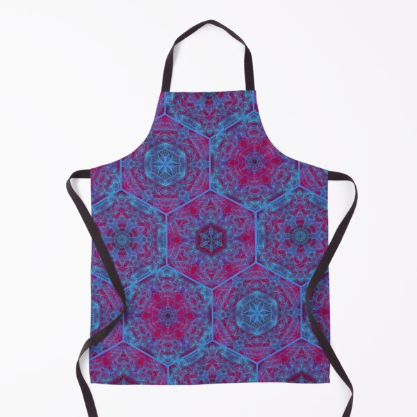 Item preview, Blue Pink Hexagons designed and sold by Shapes-Mania.