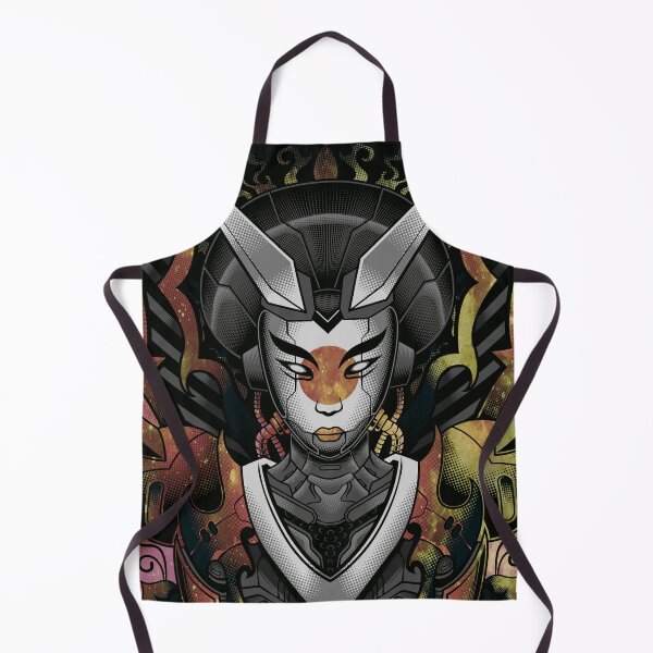 Item preview, Space Robot Geisha - Red And Yellow designed and sold by Chubuter.