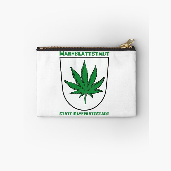 Item preview, Hemp leaf city instead of clover leaf city (with green letters) designed and sold by Rainer Kristuf.