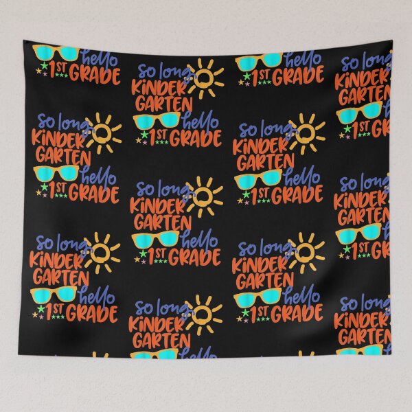 Item preview, SO LONG KINDERGARTEN HELLO 1st GRADE Teacher Student designed and sold by georgebuckart.